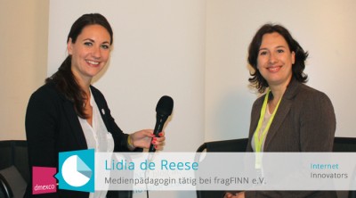 Lidia de Reese im Interview mit den Internet Innovators auf der media convention/re:publica 2015