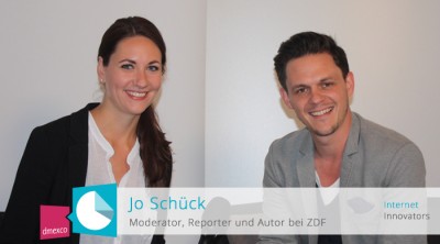 ZDF-Moderator Jo Schück sprach mit Moderatorin Anja Lange