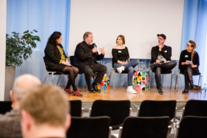 Diskussionsrunde im "Resonanzraum" auf dem Stuttgarter Medienkongress 2016.